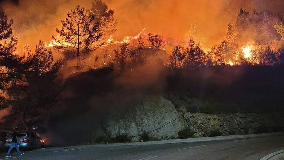 Χίος: Φωτιά σε δασική έκταση – ΦΩΤΟ