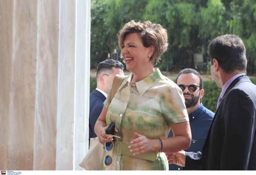 Η άφιξη της Όλγας Γεροβασίλη