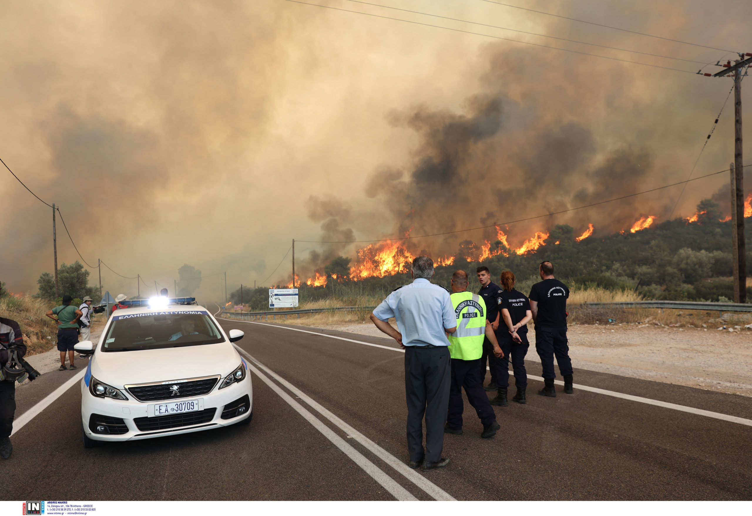 Φωτιά στην Μάνδρα