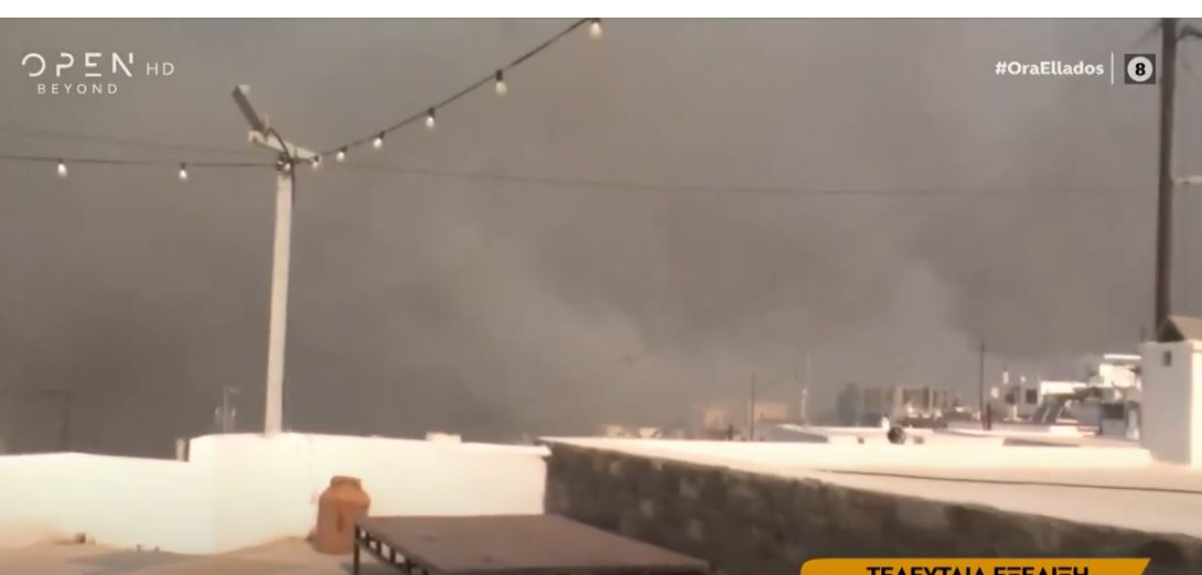 Φωτιά στη Ρόδο: Μεγάλη αναζωπύρωση στο Ασκληπιείο – Στα πρώτα σπίτια οι φλόγες