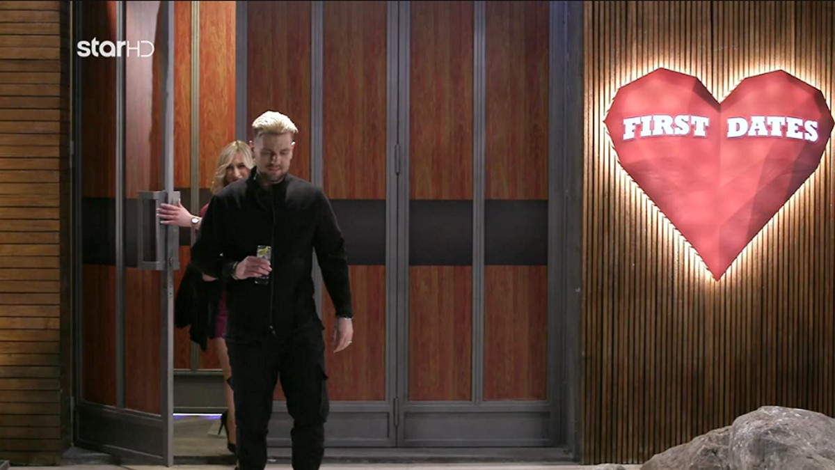 First Dates: Ο Σπύρος πήρε… το ποτό του για το δρόμο και έφυγε – «Όταν ο FY συνάντησε τη Μαρίζα Κωχ»