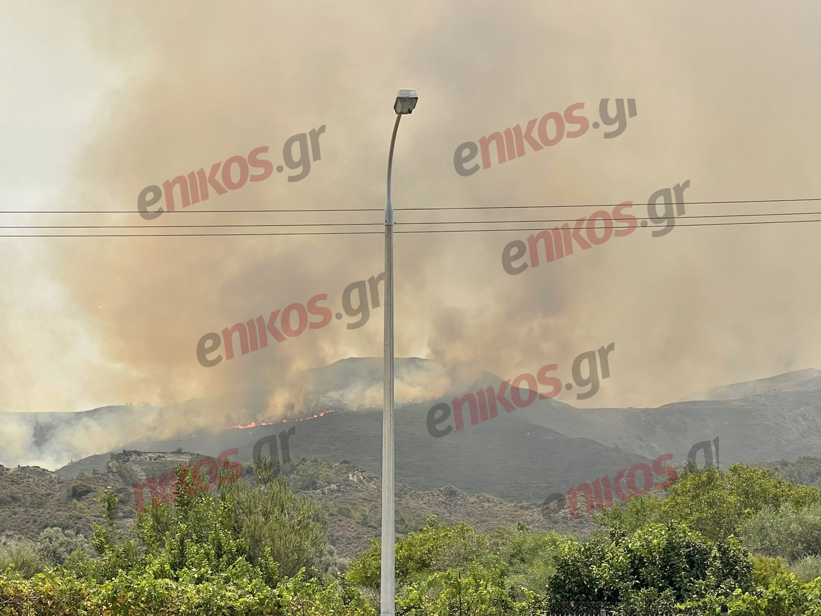 φωτιά στη Ρόδο