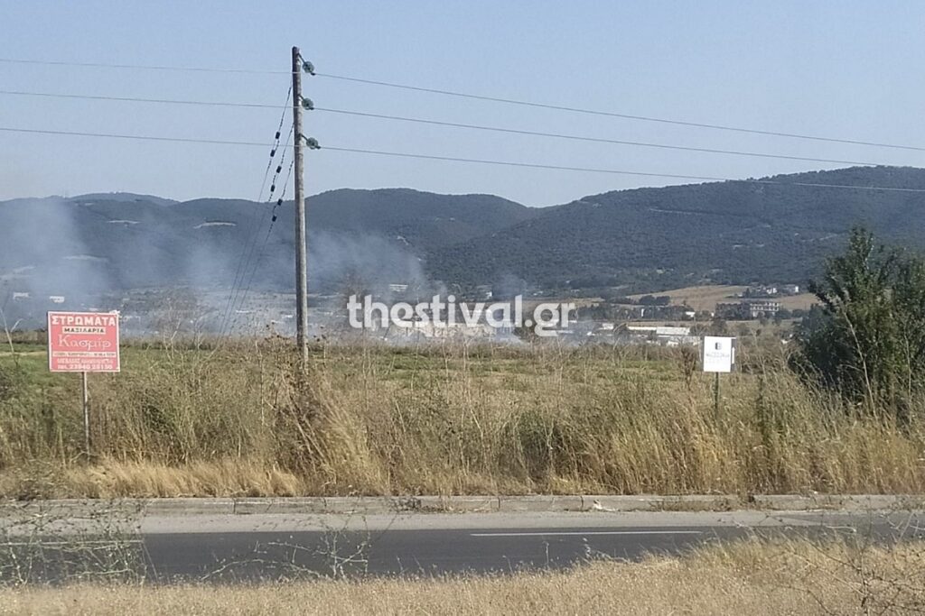 Θεσσαλονίκη: Φωτιά στον Λαγκαδά