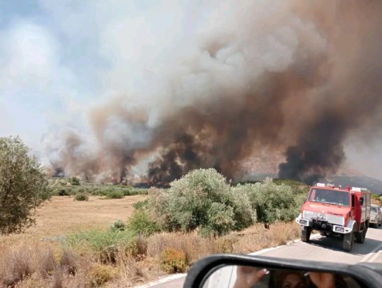Φωτιά στην Ρόδο