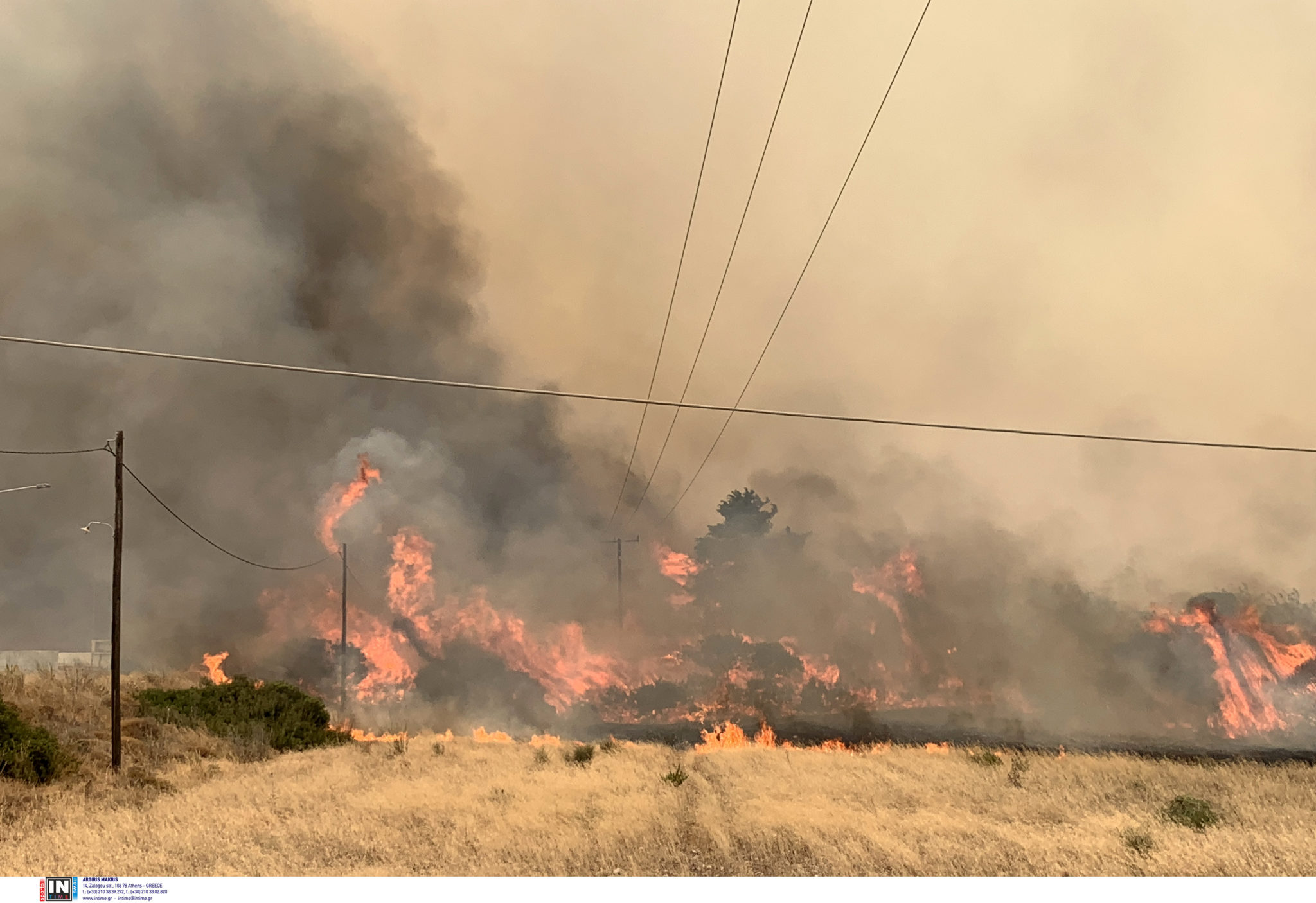 Φωτιά στην Ρόδο