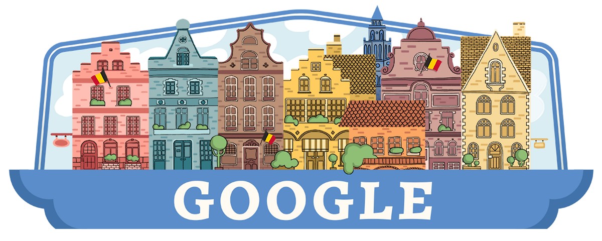 Η Google τιμά με Doodle την Εθνική μέρα του Βελγίου