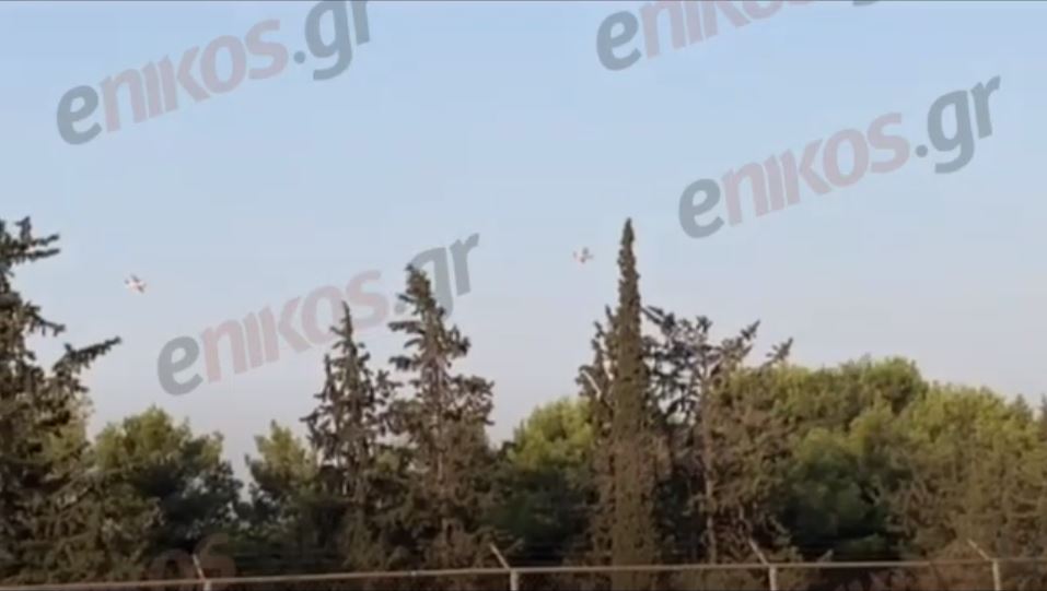 Φωτιές: Η απογείωση δύο Canadair από την Ελευσίνα – ΒΙΝΤΕΟ αναγνώστη