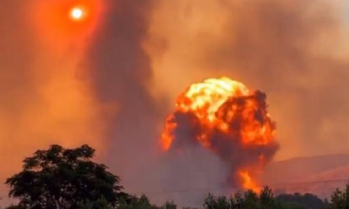 Αγχίαλος- Βολος- έκρηξη