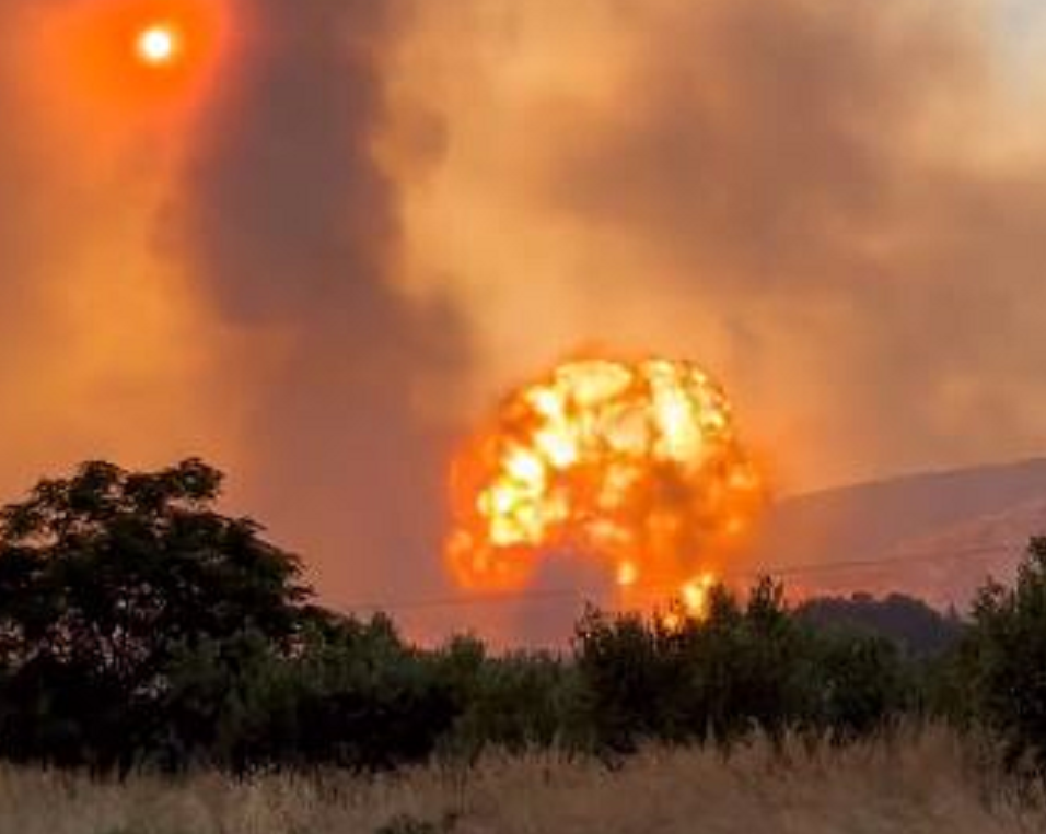έκρηξη Νέα Αγχίαλος