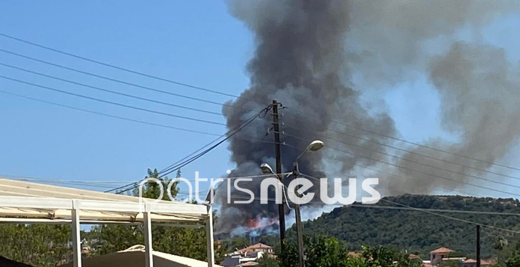 Φωτιά στην Ηλεία: Μήνυμα από το 112 – Εκκενώνονται τέσσερις οικισμοί