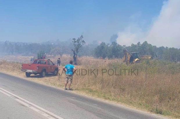 φωτιά Άγιος Νικόλαος Χαλκιδική 2