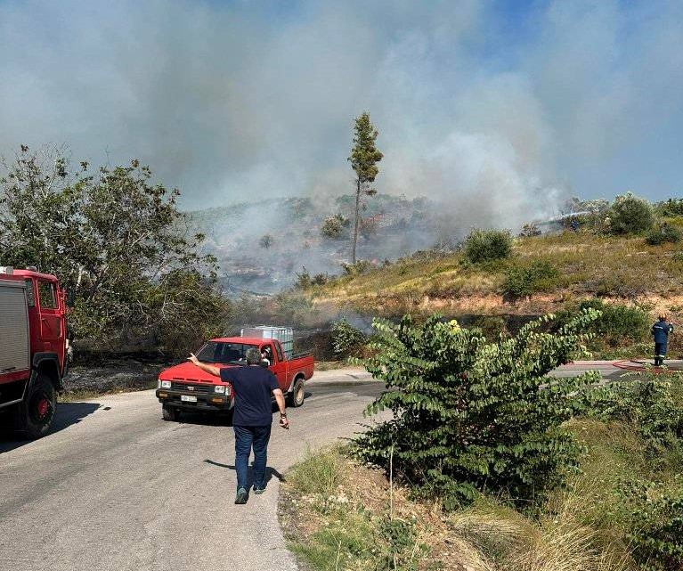 Φωτιά Εύβοια Κοντοδεσπότι