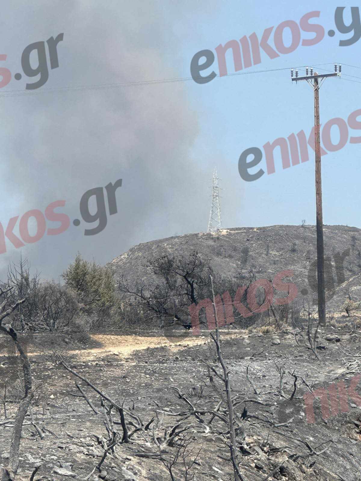 Γεννάδι Ρόδος φωτιά