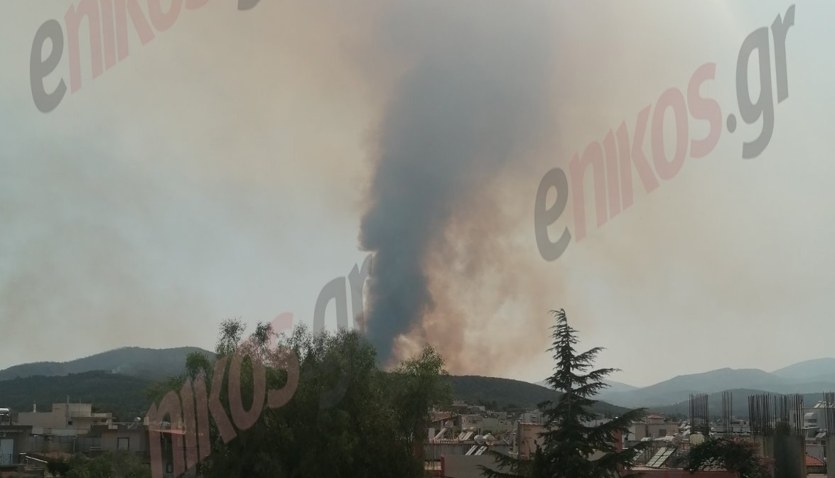 Μεγάλη αναζωπύρωση μεταξύ Μεγάρων και Μάνδρας: Μήνυμα του 112 για εκκένωση τεσσάρων οικισμών
