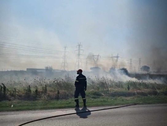 φωτιά στη Θεσσαλονίκη