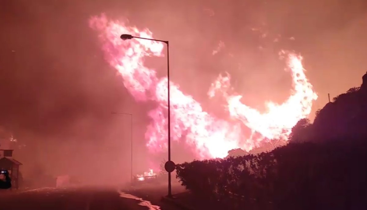 Φωτιά στην Ρόδο: «Καίγονται τα πάντα» – Αποκαλυπτικό ΒΙΝΤΕΟ από το πύρινο μέτωπο
