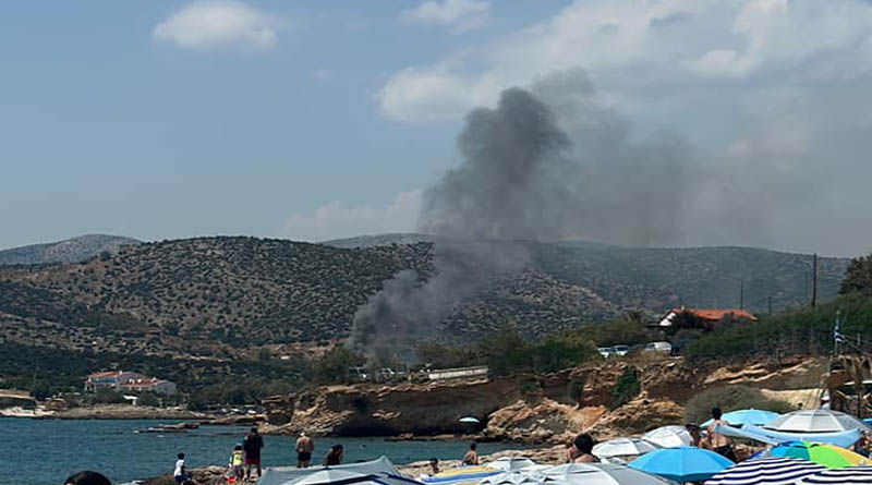 Φωτιά τώρα στο Κορωπί – ΦΩΤΟ