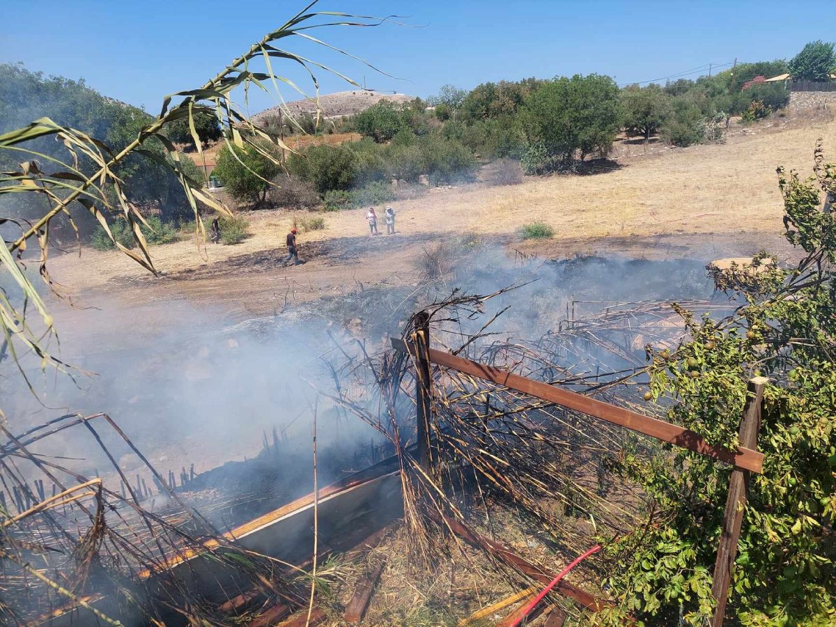 Φωτιά στην Κω: Εκδηλώθηκε στην ίδια περιοχή που είχε ξεσπάσει πριν από μια εβδομάδα