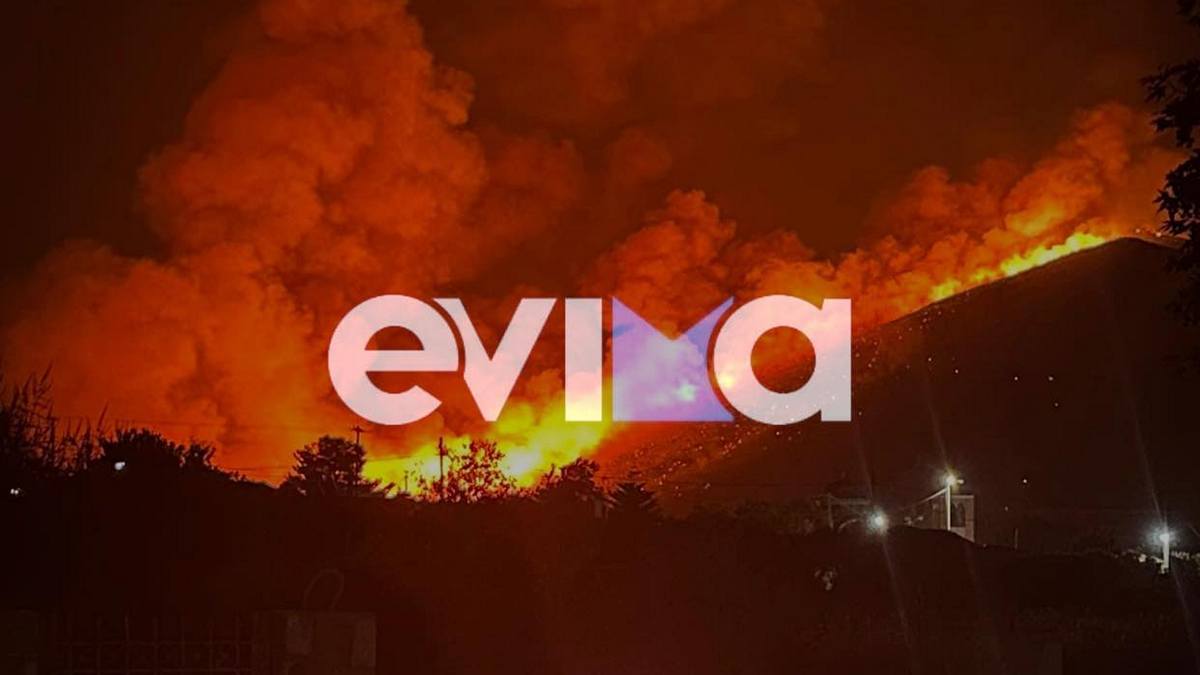 Φωτιά στο Αλιβέρι: Ανέβηκε ο αριθμός των δυνάμεων – Εξετάζεται εκκένωση χωριού