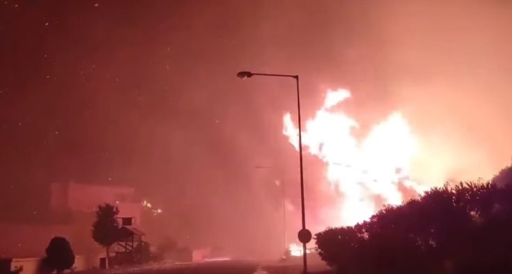 φωτιά στη Ρόδο