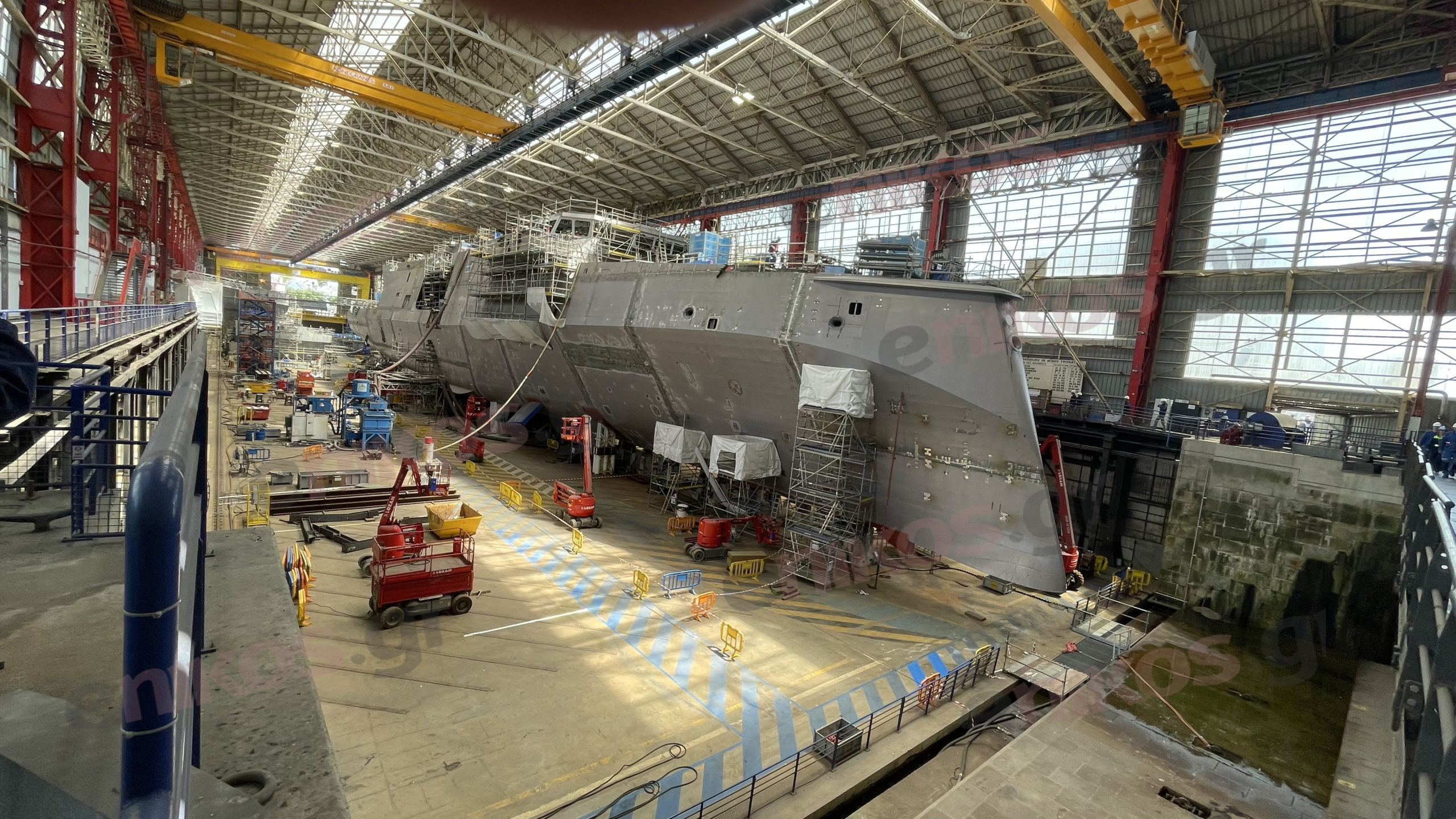 Αποστολή στην Γαλλία: Το enikos.gr στα Ναυπηγεία που χτίζονται οι ελληνικές φρεγάτες FDI Belharra – ΦΩΤΟ