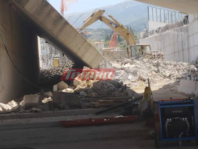 Κατάρρευση γέφυρας στην Πάτρα