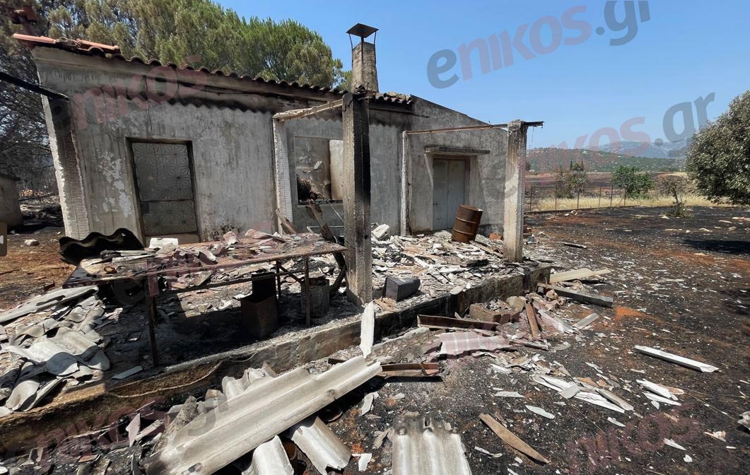 Φωτιά στην Μάνδρα