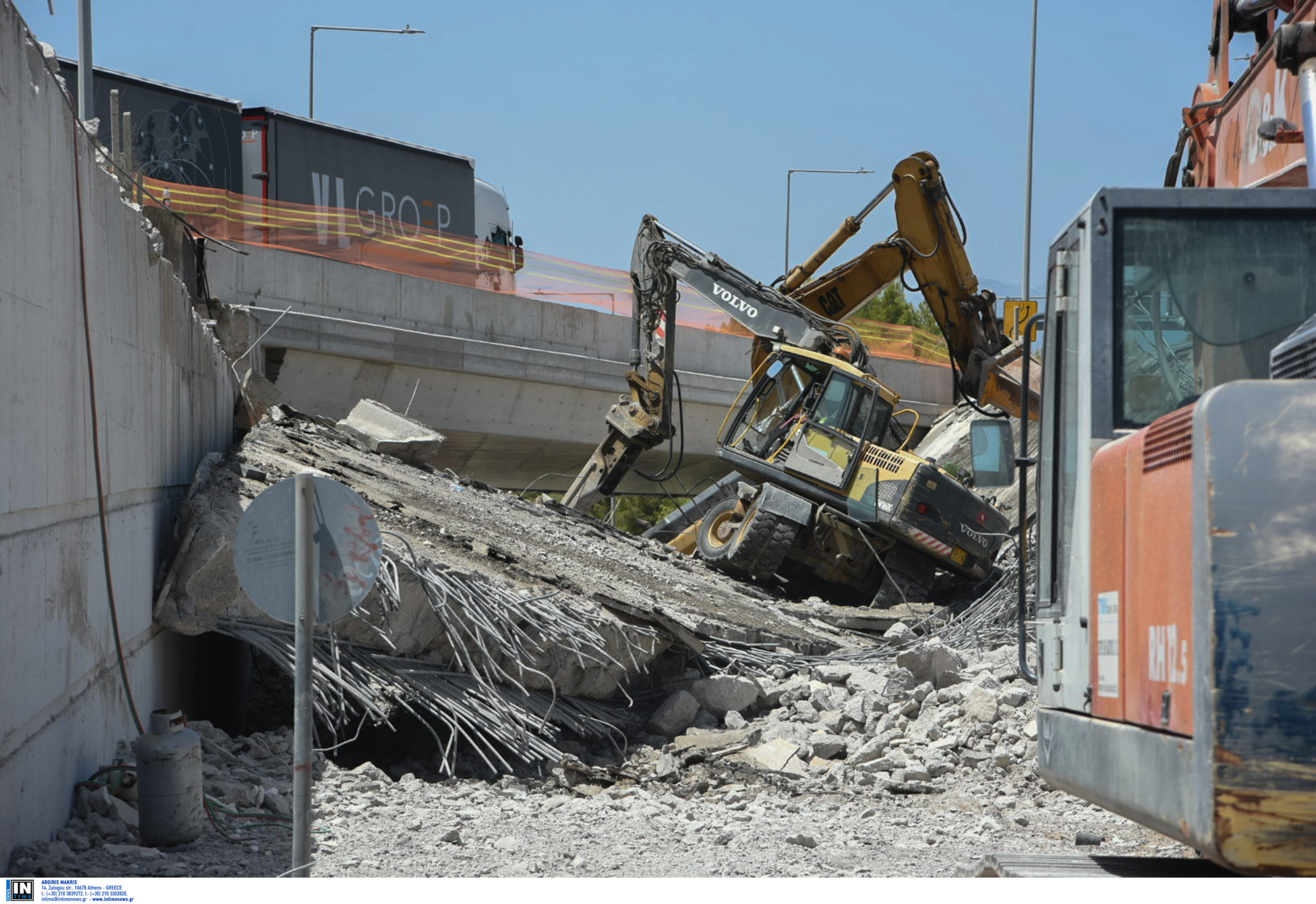 Πάτρα κατάρρευση Γέφυρας