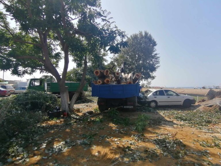 Ζημιές από το μπουρίνι στην Καβάλα