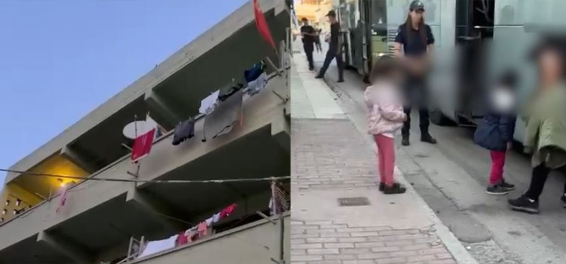 Λαύριο: ΒΙΝΤΕΟ από την αστυνομική επιχείρηση για την εκκένωση του καταυλισμού όπου έμεναν Κούρδοι