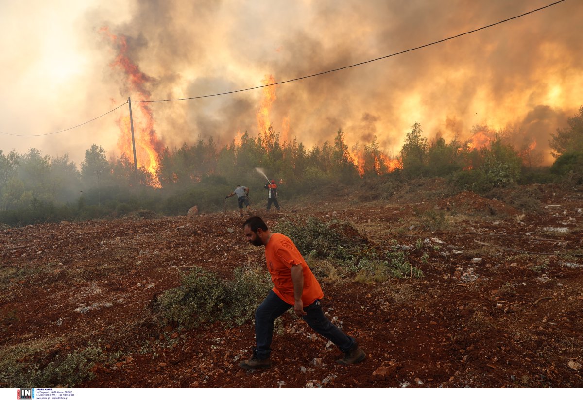 Ανεξέλεγκτη η φωτιά στην Μάνδρα: Αναζωπυρώσεις και εκκενώσεις οικισμών – Επιχειρούν 22 αεροσκάφη και ελικόπτερα