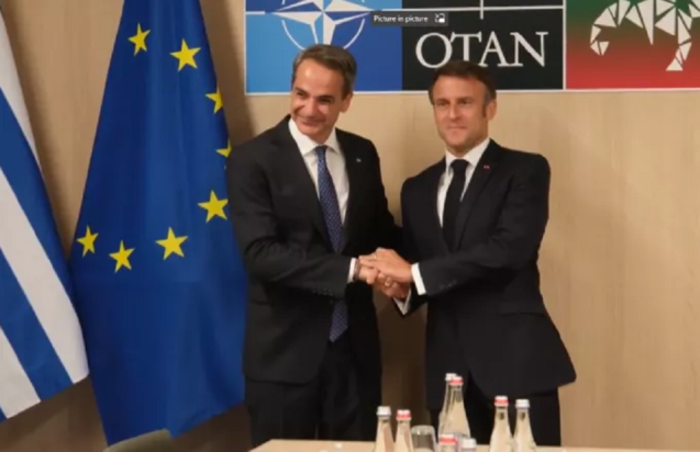 Μητσοτάκης Μακρόν