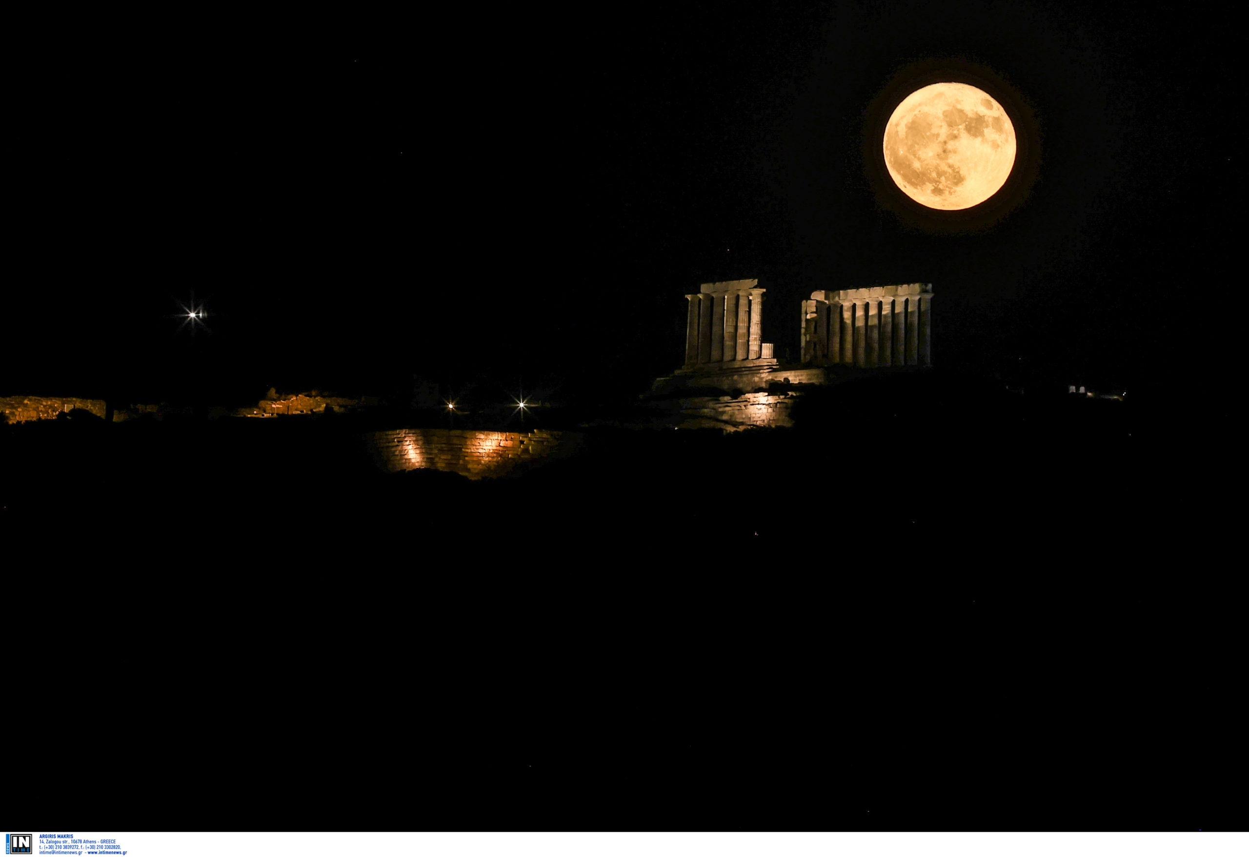 Πανσέληνος του Ελαφιού Ναός του Ποσειδώνα