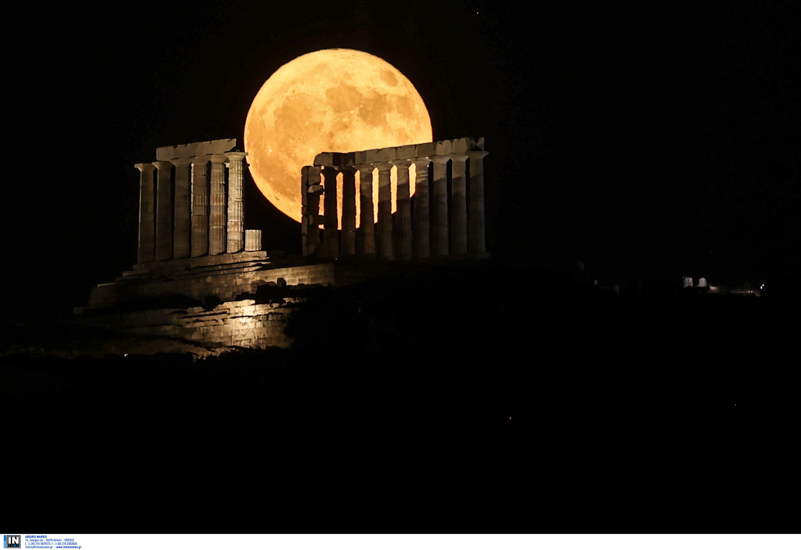 Πανσέληνος του Ελαφιού Ναός του Ποσειδώνα