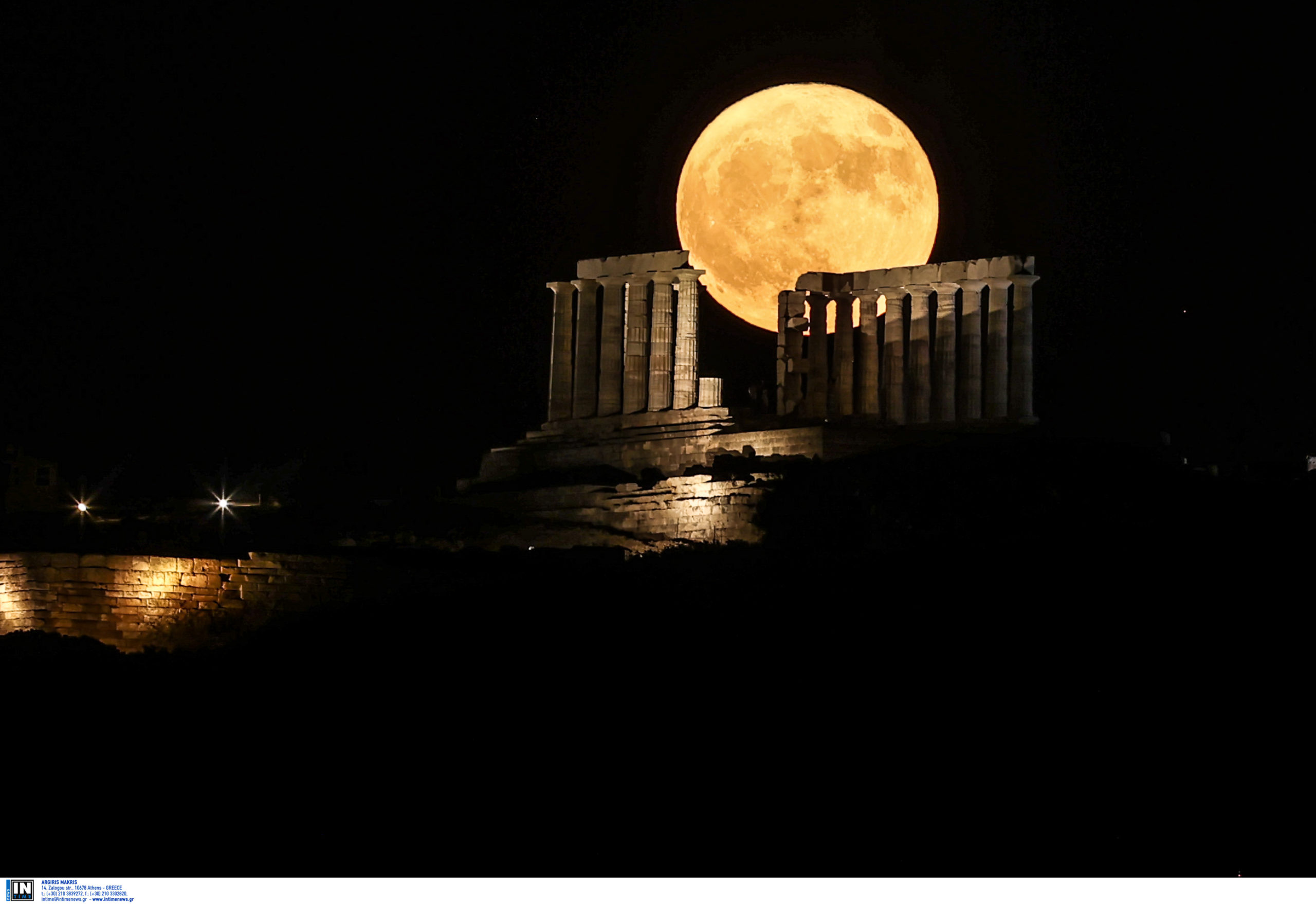 Πανσέληνος του Ελαφιού Ναός του Ποσειδώνα