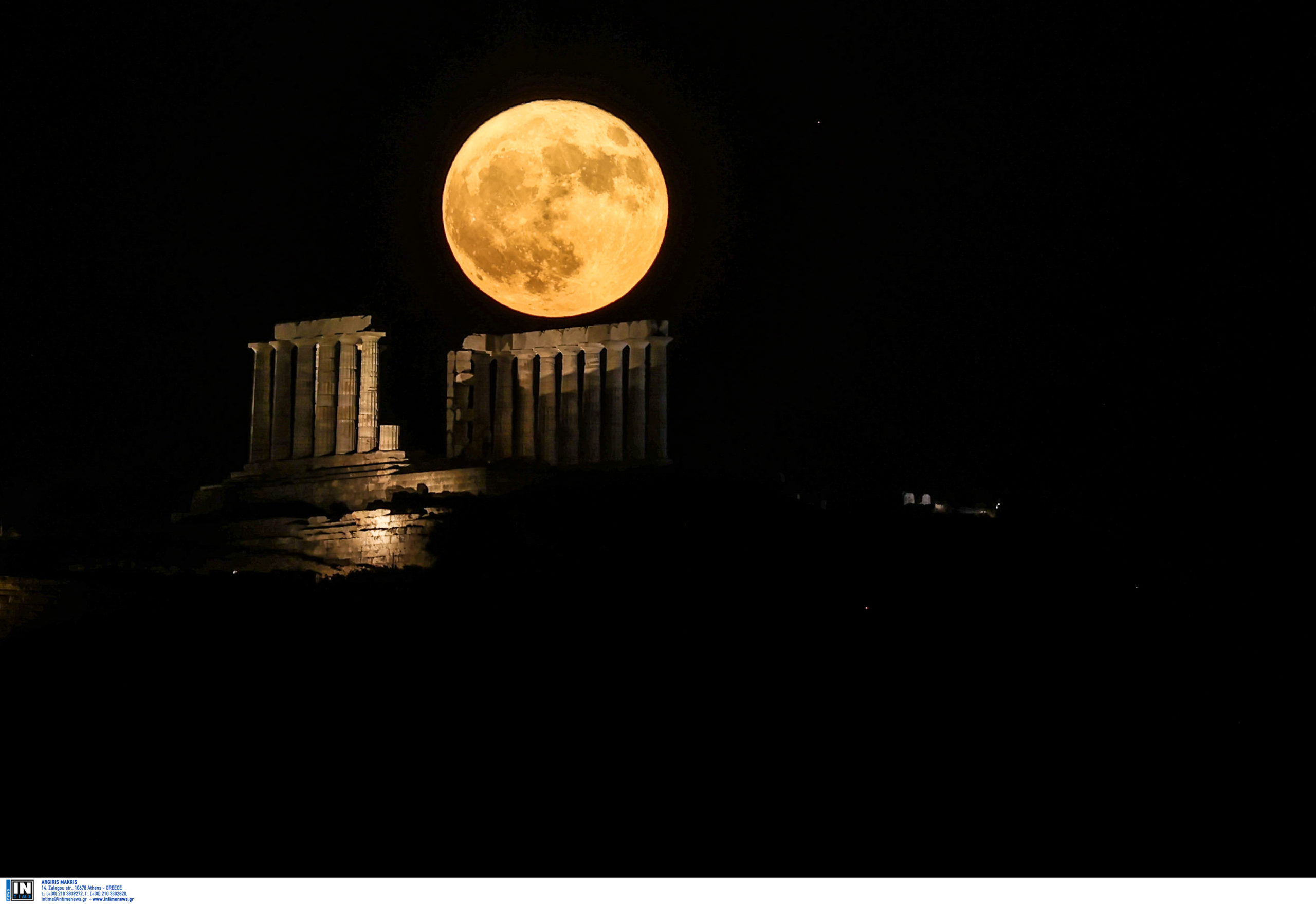Πανσέληνος του Ελαφιού Ναός του Ποσειδώνα