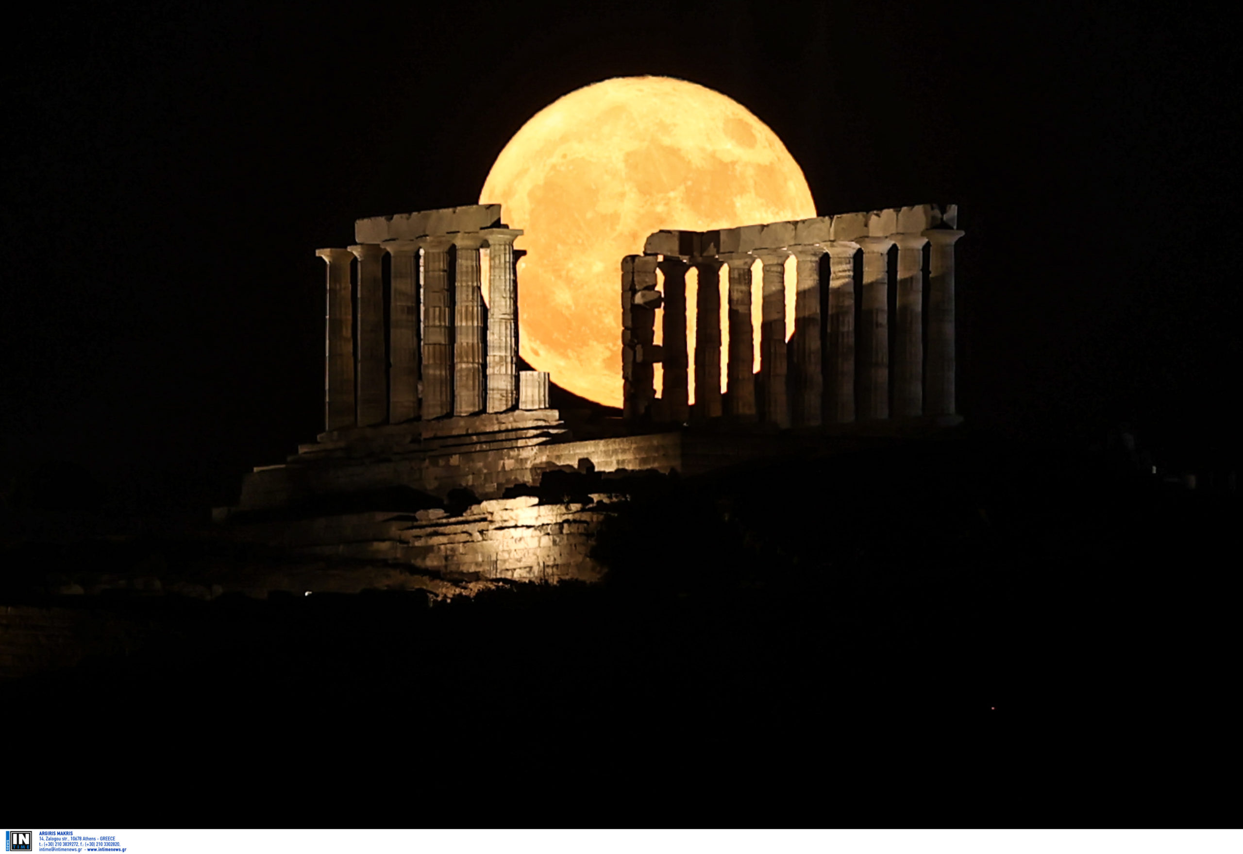 Πανσέληνος του Ελαφιού Ναός του Ποσειδώνα