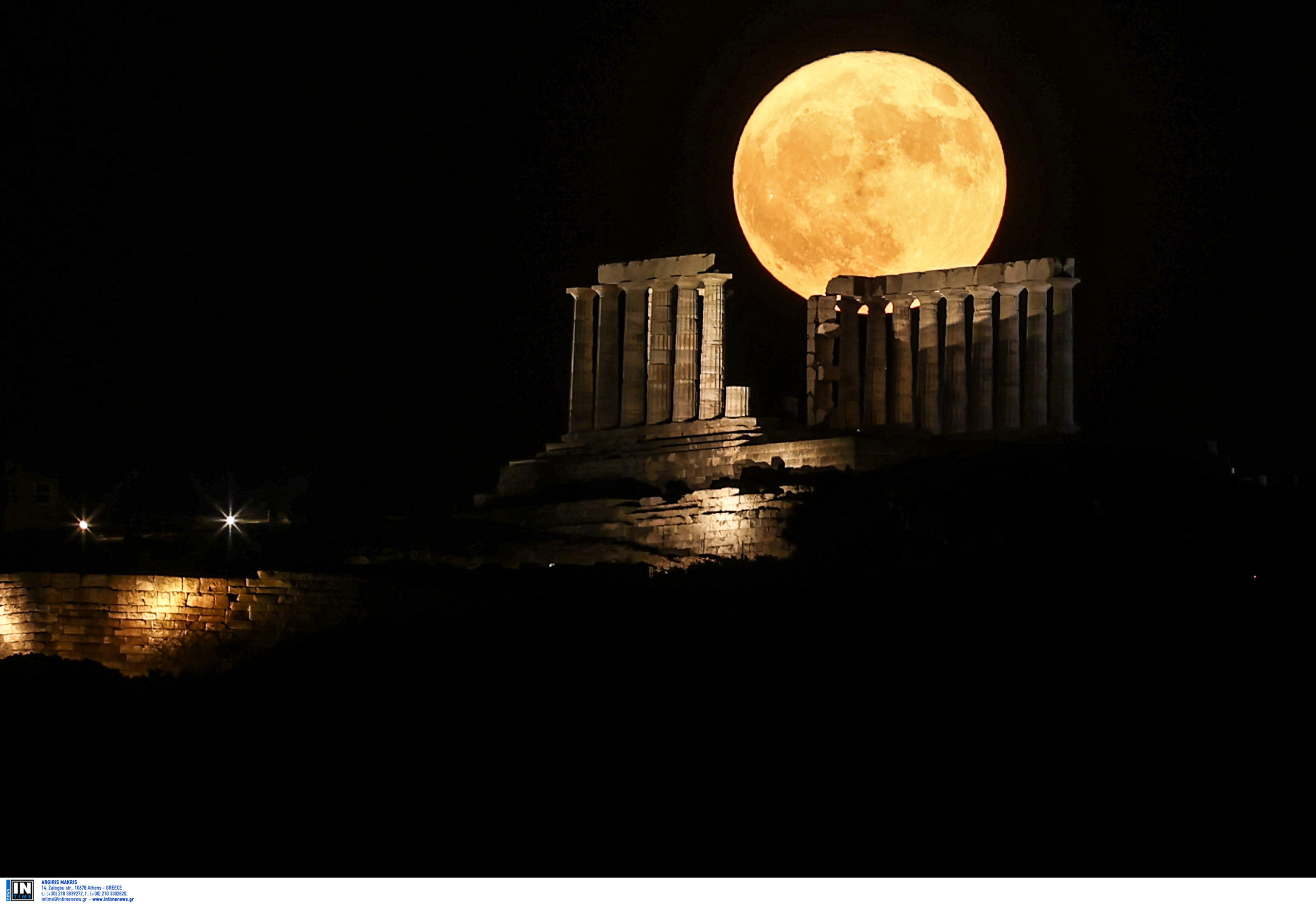 Πανσέληνος του Ελαφιού Ναός του Ποσειδώνα