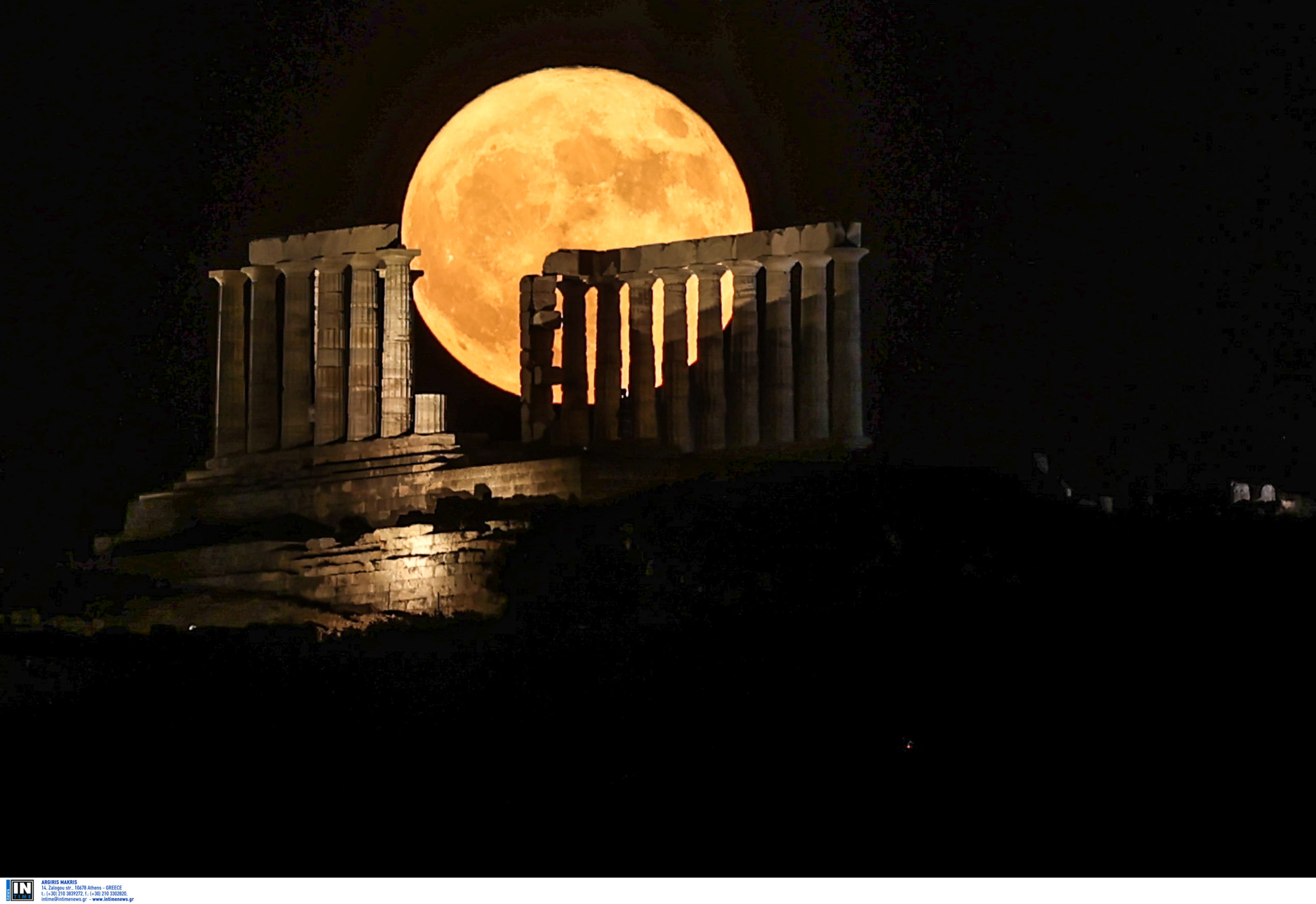 Πανσέληνος του Ελαφιού Ναός του Ποσειδώνα