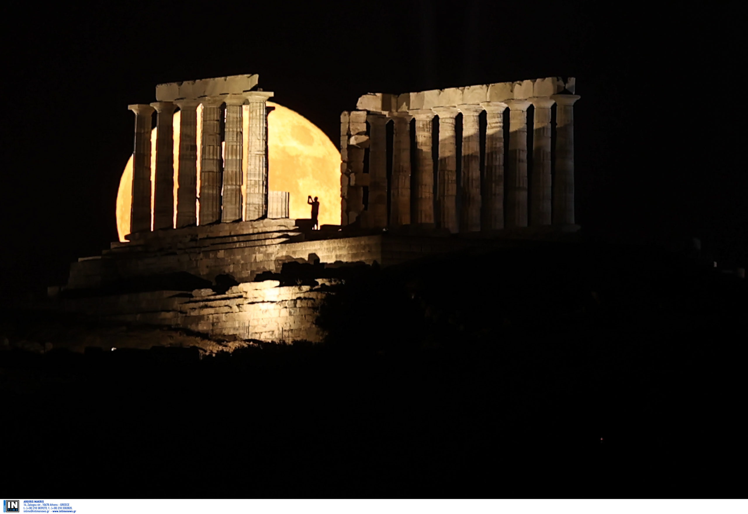 Πανσέληνος του Ελαφιού Ναός του Ποσειδώνα