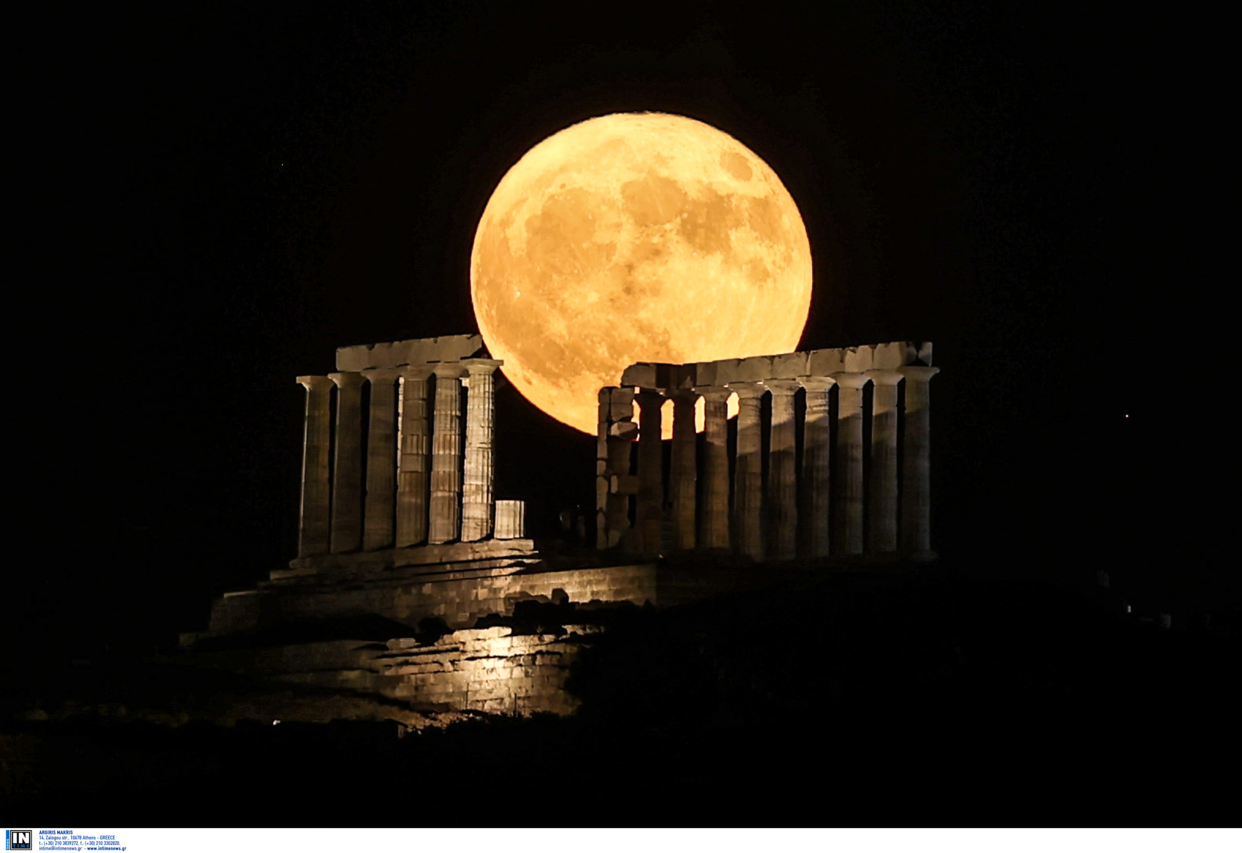 Πανσέληνος του Ελαφιού Ναός του Ποσειδώνα