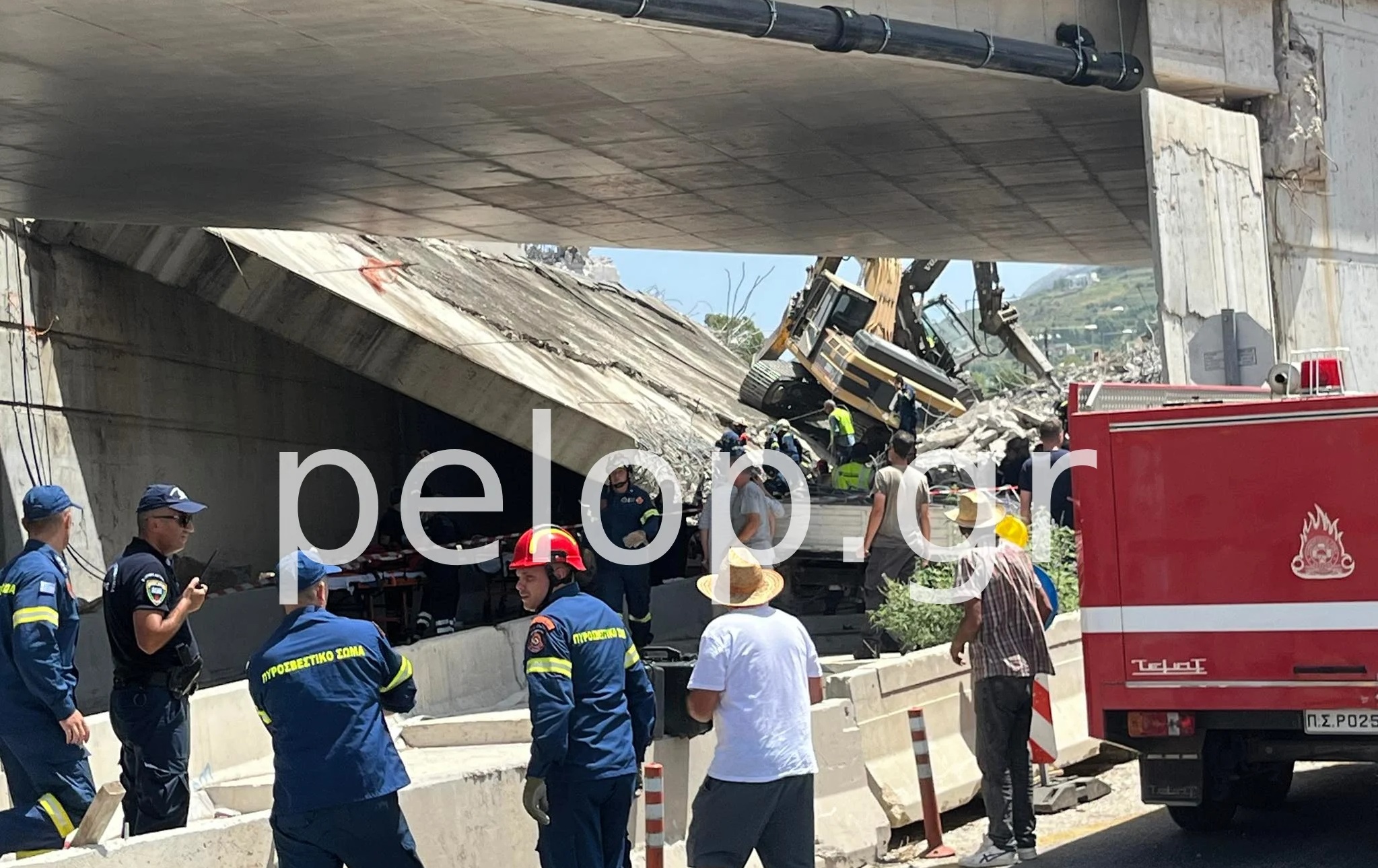 Πάτρα κατάρρευση Γέφυρας