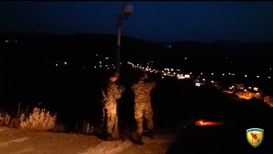 Περιπολίες Ένοπλες Δυνάμεις φωτιά