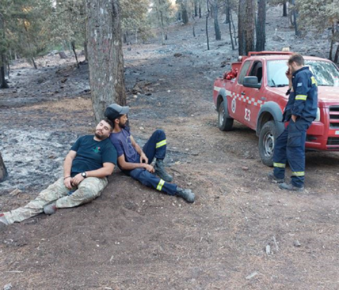 φωτιά Ρόδος εθελοντές