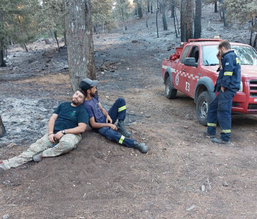 φωτιά Ρόδος εθελοντές