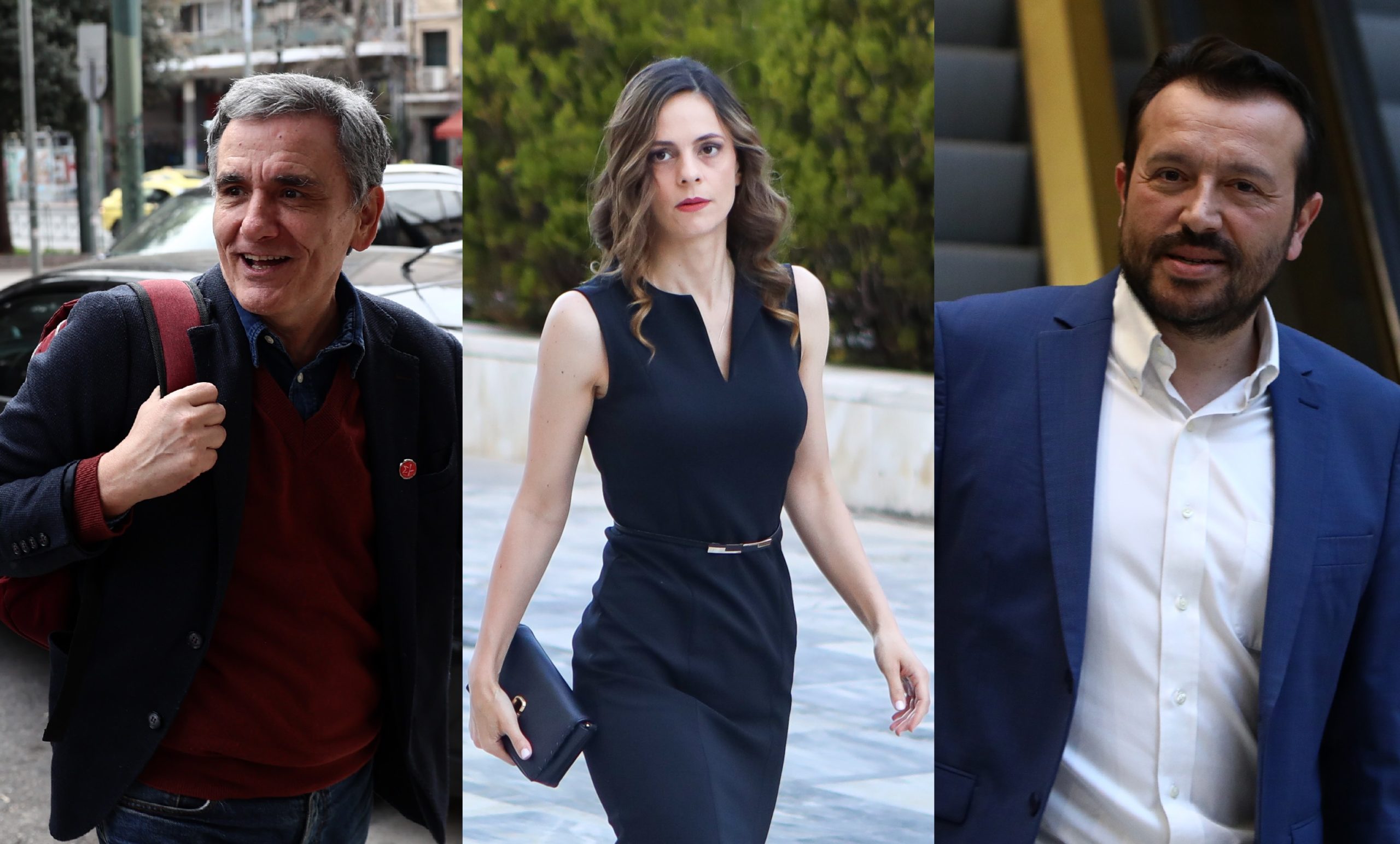 Ευκλείδης Τσακαλώτος, Έφη Αχτσιόγλου, Νίκος Παππάς