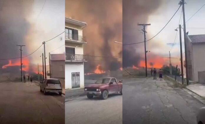 Βελεστίνο Μαγνησία φωτιά