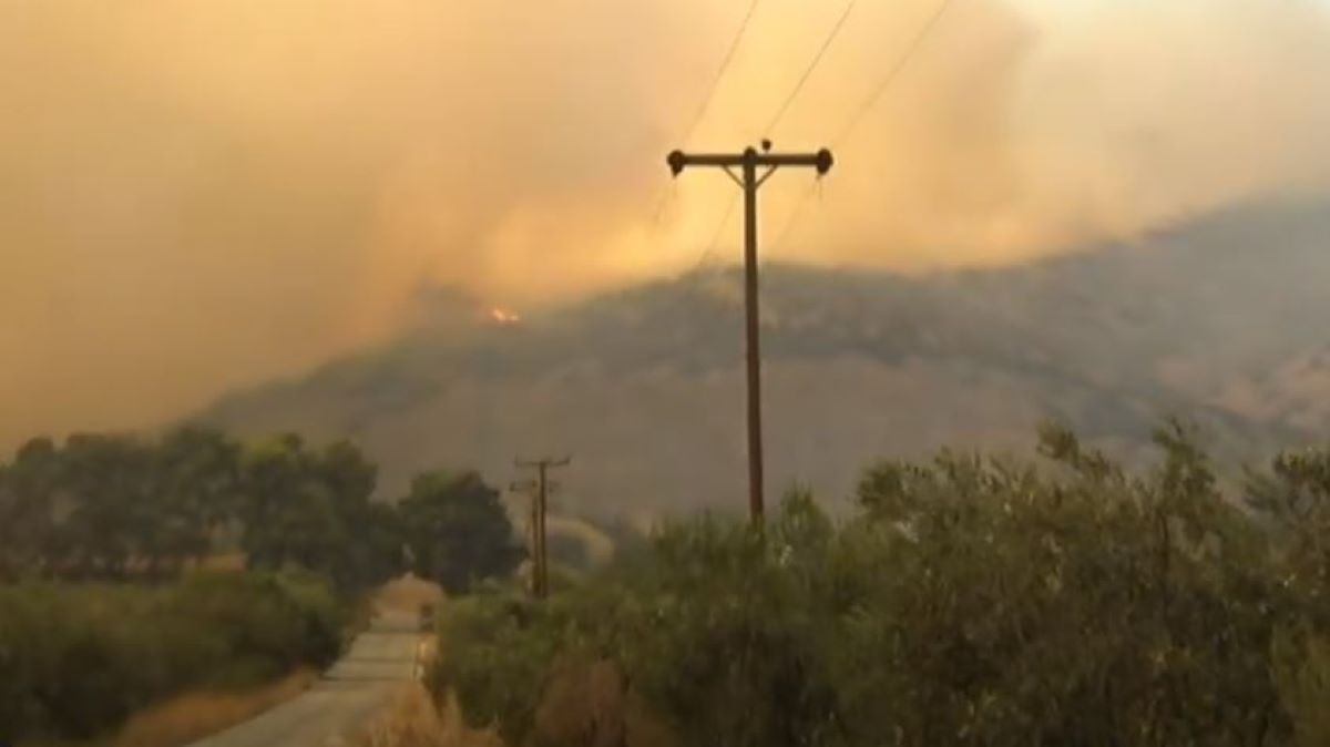 Αγχίαλος φωτιά