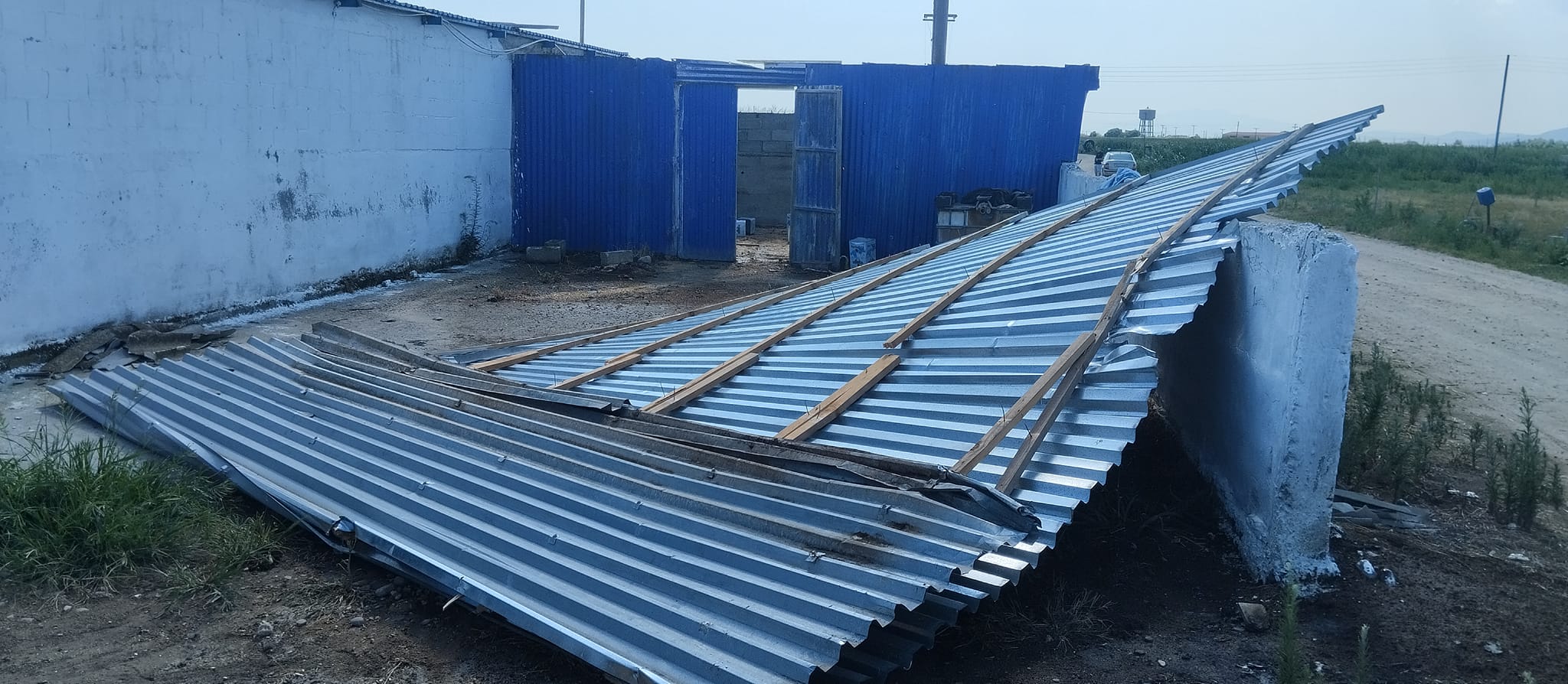 Ξάνθη: Μεγάλες καταστροφές από ανεμοστρόβιλο – ΦΩΤΟ