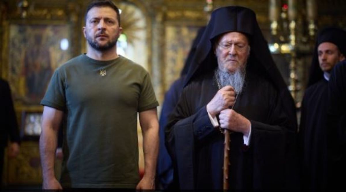 Βολοντίμιρ Ζελένσκι Πατριάρχης Βαρθολομαίος